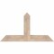 Ekena Millwork Portland Smooth Timber Gable Bracket, Douglas Fir, 48"W x 26"H x 5 1/2"D x 5 1/2"F, 13/12 Pitch GBW048X26X0606POR00SDF - alternate 1